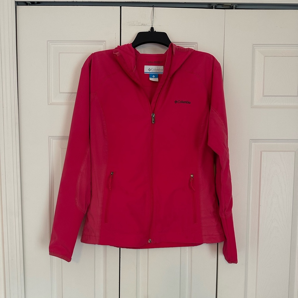 Columbia Vibrant Pink Full-Zip Jacket